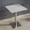 Restaurante de comida rápida, cafetería escolar, mesa de comedor de pizarra, local comercial de té de leche, área de descanso para el servicio de restaurante, mesas y sillas de reunión rectangulares y pequeñas redondas