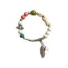 Pulsera de cerámica Jingdezhen de correa industrial, joyería de diez yuanes, tres hilos, venta al por mayor, Joker original, alta gama, joyería nueva china