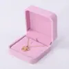 Caja de embalaje de joyería de franela directa de fábrica caja para collar pendientes anillo caja para pulsera colgante caja para pulsera venta al por mayor