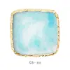 Estilo Japonés Pintado Desenfocado Paleta Arte de Uñas Herramienta de Cristal Shell Esmalte de Uñas Pegamento Resina Ágata Decoración Paleta