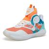 Tênis de basquete de combate sapatos de moda infantil tênis de estudante tênis de treino juvenil tênis de couro tênis de corrida sapatos infantis