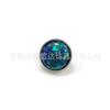 Pendientes de titanio F136 con incrustaciones de ópalo y base plana para labio, de aleación de titanio G23, accesorios de joyería para piercing, clavos para el hueso de la oreja