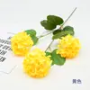 Hortensia de copo de nieve de 3 cabezas, rama única, flor artificial, adorno para sala de estar, arco de centro comercial, flor artificial de plomo para boda, flor de seda