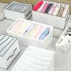 Nueva caja de almacenamiento de ropa armario pantalones ropa interior compartimento caja clasificadora con portátil hogar ropa ropa interior caja de almacenamiento