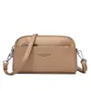 Bolso Cuadrado Pequeño de Piel Suave para Mujer 2024 Nuevo Moda Casual Bolso de Hombro Cruzado para Madres de Mediana Edad Bolso de Mano Portátil
