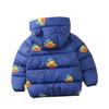 Pato Amarillo Pequeño Ropa de Algodón Nueva Chaquetas de Algodón con Capucha para Otoño e Invierno para Niños y Niñas Chaquetas Cortas Engrosadas para Niños Pequeños y Medianos