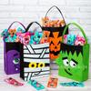 Nueva Bolsa de Fieltro para Dulces de Halloween Bolsa Tote de Fieltro Decoración Festival del Fantasma Dulce o Truco Bolsa de Regalo para Niños