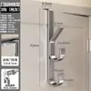 Tira de Ganchos para Colgar en la Puerta, Sin Taladro, para Colgar Ropa y Bolsas en el Baño, Sin Marcas, Multifuncional, Gancho Transfronterizo Montado en la Parte Posterior