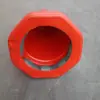 Anillo de elevación de plástico cono de tierra cono de carretera reflectante columna de barrera de seguridad cono de helado barril cono de advertencia de seguridad triángulo de tráfico