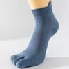 Calcetines de Dedos para Hombre y Mujer Nuevos Sin Costuras Anti-Pilling Dedo Dividido Primavera y Verano Ultra-Delgados de Algodón Peinado Malla de Tubo Corto para Hombre y Mujer
