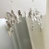 Pendientes de borlas de mariposa de metal de alta gama, ligeros y lujosos, exquisitos, de estilo frío, elegantes y modernos para celebridades de Internet.