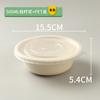 Cuenco de papel desechable, cuenco para sopa, olla caliente, cuenco para salsa, caja de embalaje redonda, cuenco instantáneo, cuenco para lanzar, cuenco de pulpa para ensalada, venta al por mayor