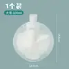 Bolsa Transparente Reutilizable para Viaje, Bolsa para Almacenamiento de Cosméticos y Lociones, Bolsa Sellada Desechable de Muestra para Bebidas de Leche de Soya con Diámetro Grande