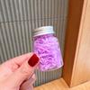 Menina Fofa de Garrafa Corda de Cabelo Descartável Infantil Elástico de Cabelo Básico para Bebê Corda de Cabelo Fácil de Usar Corda de Cabelo