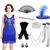 Vestido Retro de los años 20 con Lentejuelas y Perlas de Cuello en V Vestido de Noche Europeo y Americano AliExpress Amazon Wish Gatsby