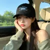 La circunferencia de cabeza grande hace que la cara parezca más pequeña, gorra de béisbol bordada con letras para mujer, estilo chica dulce coreana, gorra de pico para viajes al aire libre, sombrero de protección solar para hombre
