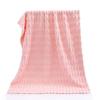 Albornoz de terciopelo coral de poliéster grueso y cálido para el hogar, absorbente, para secar el cabello, manta personalizada, tejido de terciopelo de bambú Jacquard