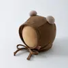Nuevo Gorro de Bebé Yipan Otoño Cálido Cortavientos Protege Fontanela Gorro para Recién Nacidos Niños Niñas Protección para los Oídos Meses Pequeños