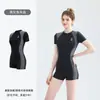Traje de baño Disney para mujer, traje de baño de una pieza estilo bóxer de competición para piscinas, traje de baño fresco y elegante para adultos