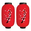 Linternas Japonesas, Linternas de Seda Plegables Estilo Coreano para el Festival de Mediados de Otoño, Linternas Colgantes, Decoración de Cocina Sushi Estilo Antiguo Flor de Ciruelo