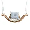 Silla Mecedora Colgante Casual para Balcón de Villa Silla Mecedora de Ratán para Terraza Jardín Silla Colgante de Ratán para Hotel al Aire Libre B&B Celebridad de Internet