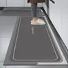 Tapete Macio de Lama Diatomácea Absorvente de Água para Vaso Sanitário Antiderrapante Tapete para Porta de Banheiro Resistente ao Desgaste Secagem Rápida Tapete para Pés Tapete Fácil de Cuidar