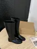 Botas de montaria femininas, cor cáqui, camurça, cano longo, ajuste slim, salto grosso, nova coleção outono/inverno 2025, botas brancas de altura média