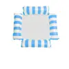 Plataforma flotante inflable nueva transfronteriza, respaldo plegable para exteriores con malla, cama flotante, equipo para deportes acuáticos, tumbona de 4 tubos, cama flotante