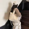 Bolso de Mano para Viajes Diarios de Gran Capacidad, Bolso Tote Sencillo de Tela de Nylon de Color Sólido, Bolso Cruzado de Hombro Casual y Versátil para Mujer