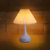 Lámpara de mesa de noche para dormitorio estilo europeo, estilo americano para el hogar, protección ocular, luz nocturna para dormir, accesorio de iluminación de alta gama, simple, romántico, vintage
