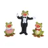 Estilo Nórdico Transfronterizo Estilo Campestre Americano Coro de Ranas Decoraciones de Animales para Jardín al Aire Libre Adornos de Estatua Festiva