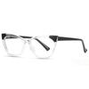 Gafas de montura Moda Ojo de Gato Gafas Anti-luz Azul literarias Tendencia Europea y Americana espejo plano TR90 tirachinas transfronterizo 2040