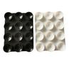 12 Ventosas de Silicona Funda Universal de Cuero Ventosa de un Solo Lado con Adhesivo Trasero Uso Repetido de Ventosa Pequeña