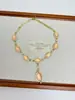 Collar de Zirconia Estilo Palacio de Lujo con Toque Vintage de Alta Gama, Cadena para Clavícula con Borla de Gota de Agua Incrustada con Diamantes, Set de Accesorios de Diseñador