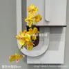 Orquídea Phalaenopsis Artificial Pendurada Taj Mahal Catlan Casamento Orquídea Borboleta Arranjo de Flores Artificiais Luxo Leve Flor Artificial