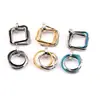 Colgante Pequeño Redondo de Aleación de Tres Anillos Geométricos Simples Ins Colgante para Collar Hecho a Mano DIY Materiales para Joyería Accesorios