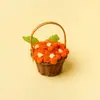 Cestas de Flores Tejidas Hechas a Mano Creativas con Flores Secas, Regalos para Mamá, Regalos para Maestros, Regalos Navideños, Decoraciones Dopamina para Escritorio