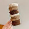 Goma para el pelo azul sal marina de verano para niños, Cuerda elástica alta para coleta, Accesorio simple y elegante para coleta alta