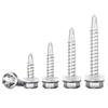 Tornillos Autoperforantes de Cabeza Hexagonal Exterior 304/316 Autoperforantes Autoperforantes Clavos Cola de Milano Pernos 3.9M4.2M4.8M5.5M6.3
