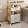 Carro de Belleza, Carro Especial para Salón de Belleza, Carro para Instrumento de Burbujas Pequeño, Almacenamiento Móvil, Carro para Herramientas de Peluquería y Manicura