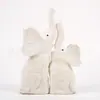 Nuevas Figuras de Animales de la Familia Pato y Oso de Cabeza Inclinada de Venta Caliente Transfronteriza Decoraciones de Resina para Entrada del Hogar, Sala de Estar y Jardín