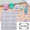 Zhengxiang Oferta Especial Transfronteiriça Frutas Decorações de Arte de Unhas DIY 5D Adesivos de Arte de Unhas em Relevo Adesivos de Unhas Personalizados Decalques Pequenos INS