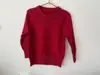 Nuevo suéter de otoño e invierno para niñas, top de manga larga con cuello redondo 2025, tejido de punto de invierno para mujer, capa base, ropa interior para niños