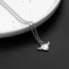 Joyería Transfronteriza Europea y Americana Collar de Estrella Corazón Estrella y Luna de Colores Diseño de Nicho Cadena de Plata Estilo Dulce Fresco Lujo Ligero