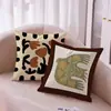 Cojines Decorativos para Sofá con un Estilo Vintage de Alta Gama, Cojines de Arte Melard, Fundas de Almohada para Cabecero con Ilustración Floral Retro, Venta al por Mayor