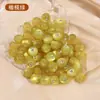 Botones Cheongsam Imitación Perlas de Jade Resina Puntos Redondos Diamante Botones Perlados Camisa Chifón Imitación Perlas Redondas Expuestas Accesorios Botones