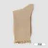 Calcetines Blancos Holgados para Mujer, Color Sólido de Otoño, Estilo Ins, Calcetines de Maternidad Elásticos sin Costuras, Calcetines de Algodón Absorbentes de Sudor Transpirables de Media Pantorrilla