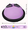 Bola de equilíbrio de onda de hemisfério de ioga de 46 cm bola de equilíbrio espessada à prova de explosão bola de fitness de pilates bola de velocidade de onda de pilates à prova de explosão