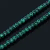Cuentas Redondas de Malaquita Hechas a Mano Pulsera DIY Collar Accesorios de Joyería Cuentas Semi-Terminadas al por Mayor Fabricante al por Mayor