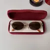 Gafas de Sol Ovaladas Pequeñas Estilo Europeo y Americano, Estilo Retro Moderno, Rostro Pequeño, Protección UV, Gafas de Sol para Uso Diario de Mujer